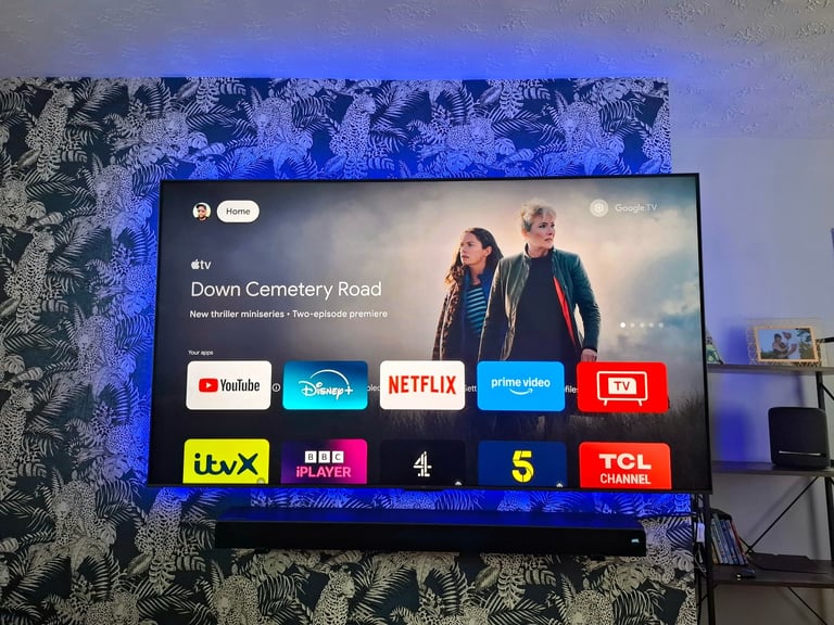 image for Nearly New 75 inch TCL C6K tv.