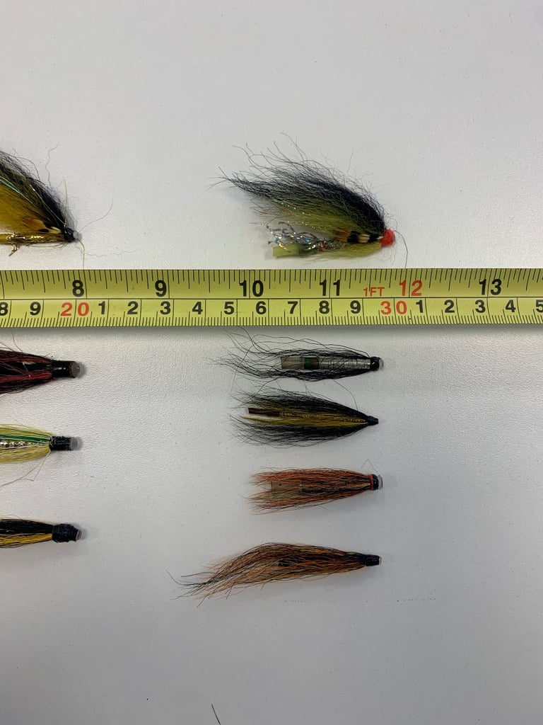 New salmon fly fishing tube flies £1 each 