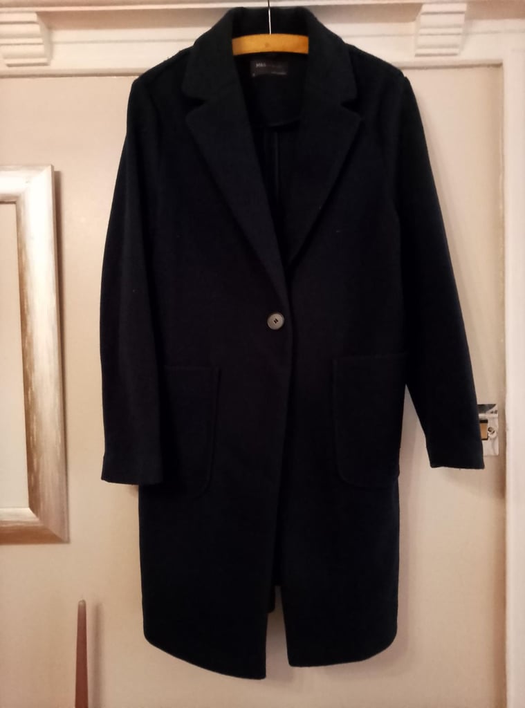 image for M&S Collection Women's Navy Trench Coat size UK 12 EUR 40