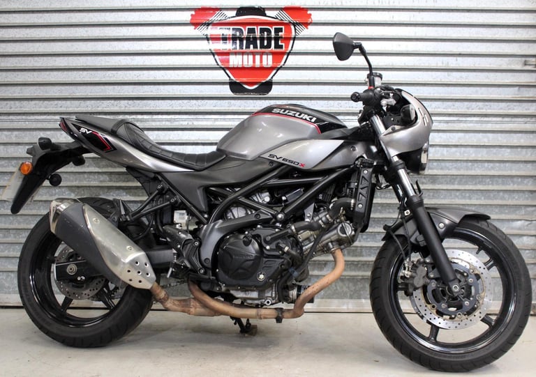 2018 68 SUZUKI SV 650 X XAU L8 SV650 GREY 18K HPI CLEAR NEW MOT JUST SERVICED