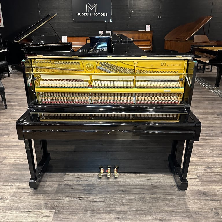 REDUCTION: Yamaha U1 Upright Piano Black | Delivery, Warranty, Stool, Tuning