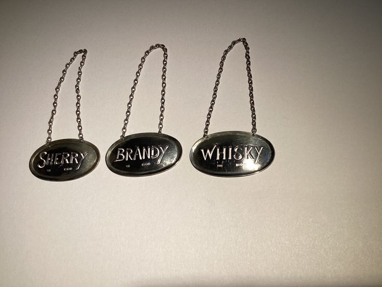 image for Sterling Silver Decanter Labels