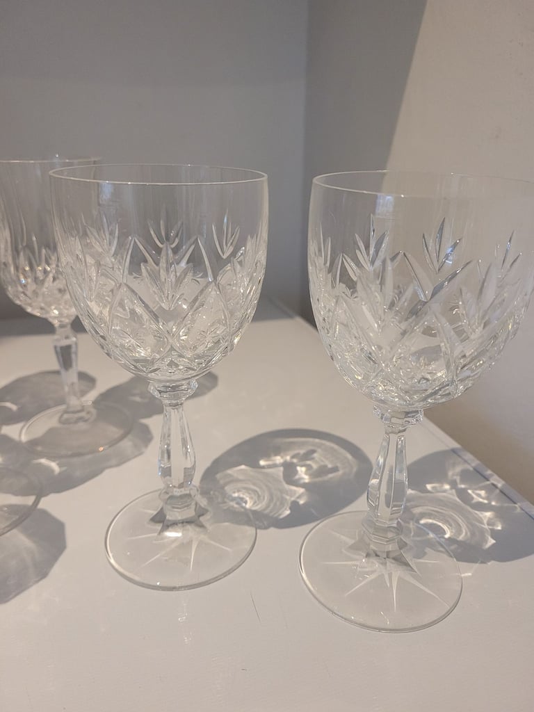 Cut Lead Crystal Glasses