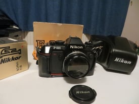 Nikon F-301 film camera