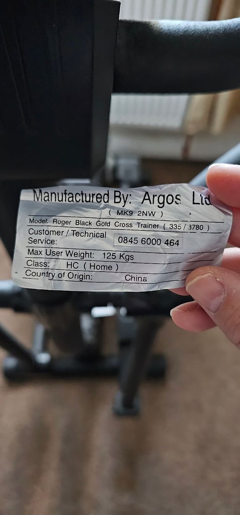 Cross trainer roger black for Sale Gumtree