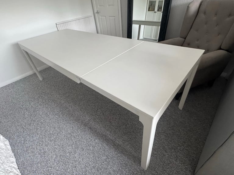 IKEA EKEDALEN Extendable table, white, 180/240cm x 90cm