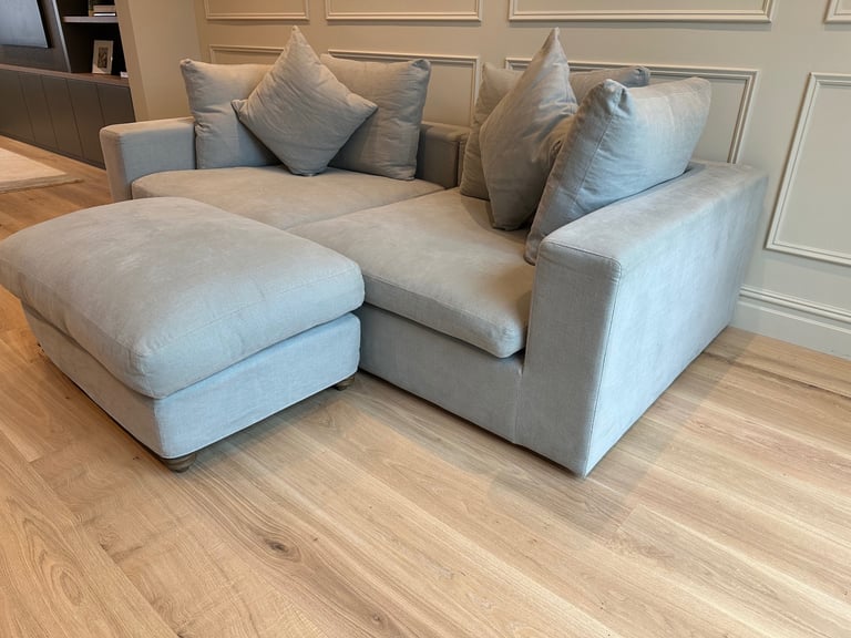 image for ‘Sofa dot com’ Long Island 2 seat sofa, with footrest