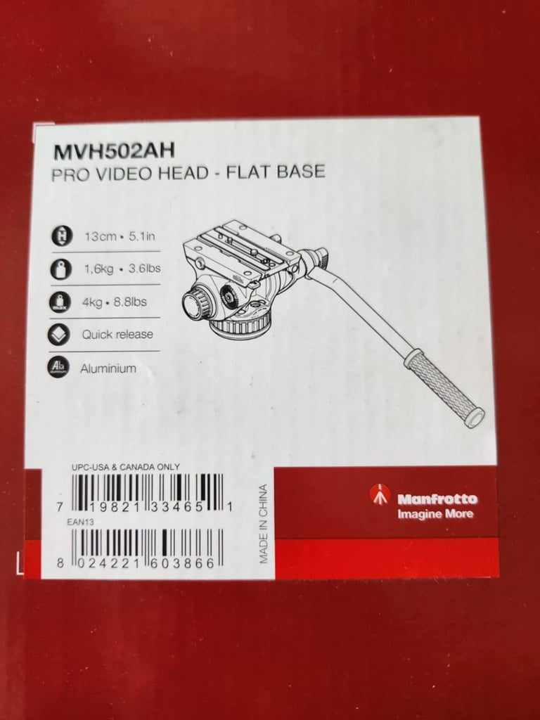 Manfrotto Tripod, Camera Support and Video Head base