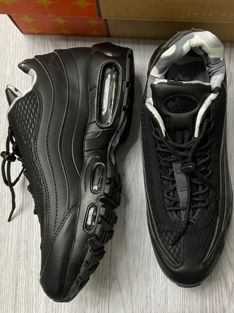 image for Brand new Nike Air Max 95 Triple Black trainers 👟 	•	Size: UK 10