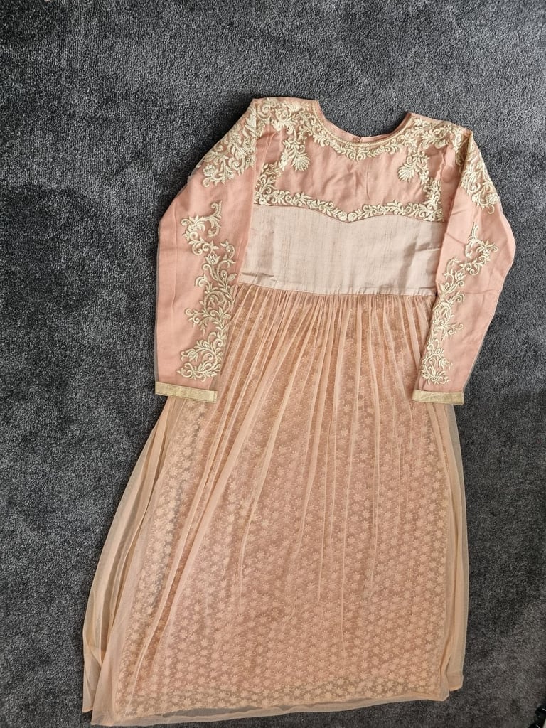 Asian Pakistani Wedding Party Long Maxi Dress New 