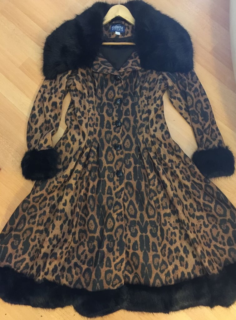 image for NEW 'COLLECTIF VINTAGE' LEOPARD PRINT FLARE COAT!