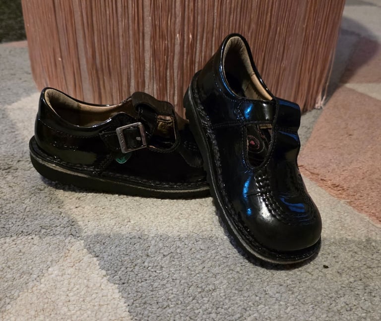 image for Girls Black School Kickers