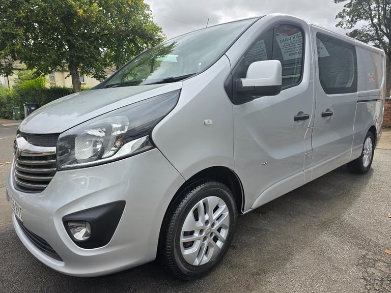 Vauxhall Vivaro 1.6 CDTi 2900 Sportive BiTurbo 6 Seat LWB Crew Van 2016/66