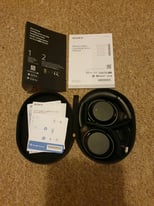Sony WH-1000XM3 Wireless Noise Cancelling N/C Headphones Black case 
