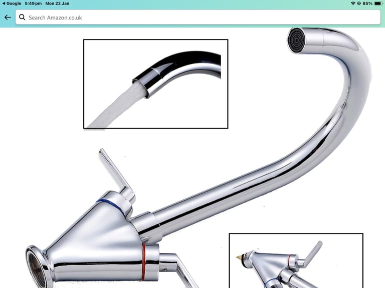 Brand new  kitchen mixer taps