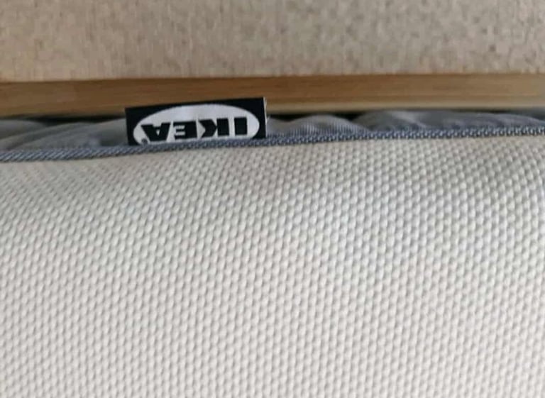 IKEA double bed with mattress 