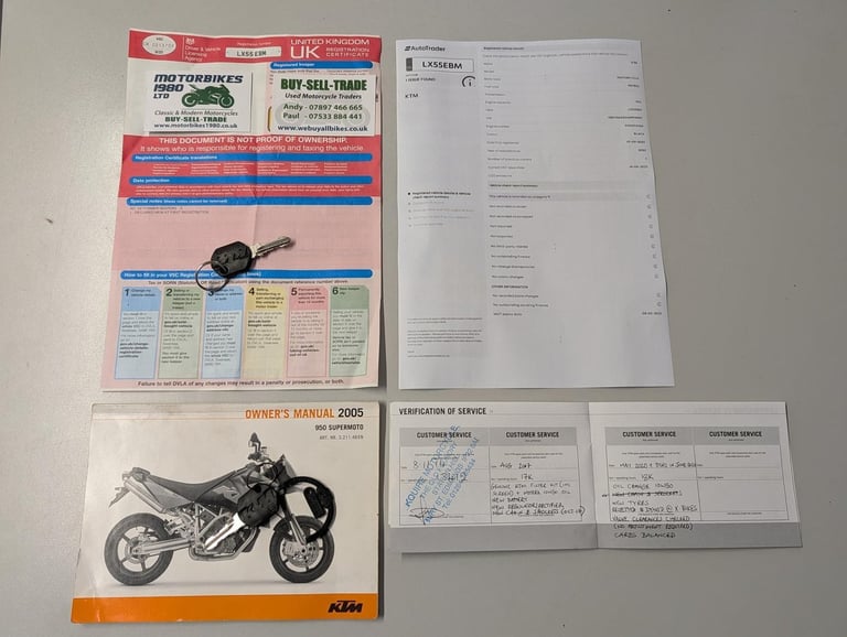 2005 KTM 950 SUPERMOTO