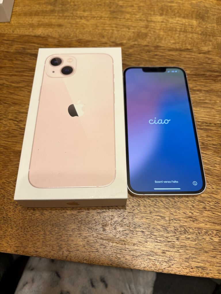 Pink iPhone 13 