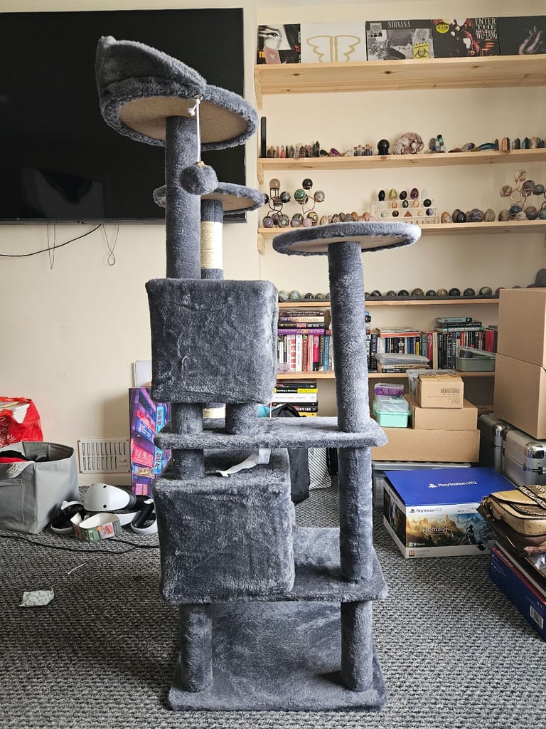 Cat Play Tower 4' 6" Multi Level