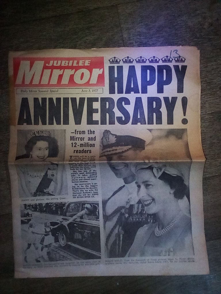 Jubilee.  Mirror.   1977,    