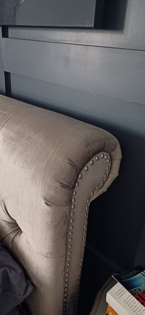 Next King Size Bed Frame & Ottoman 