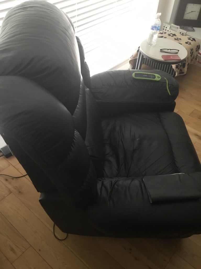 image for Lazy boy leather recliner 