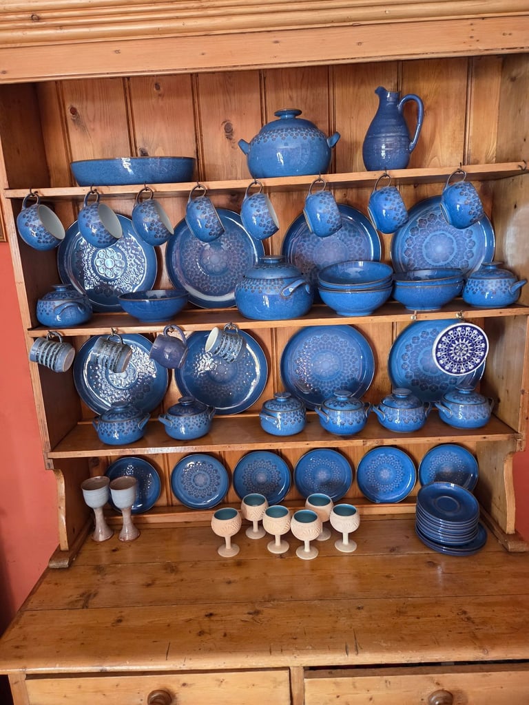 image for DENBY MIDNIGHT BLUE COLLECTION WITH SOME RARE ITEMS