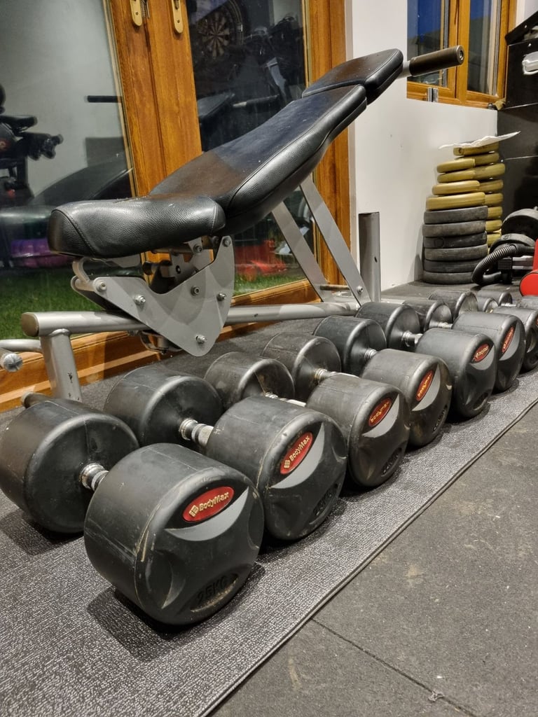 image for Gym equipment weights - Dumbbells - Weights bench