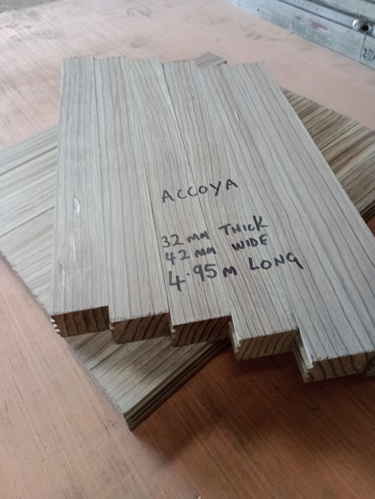 Accoya dressed t&g boards 