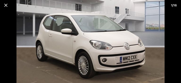 2012 Volkswagen up! 1.0 High Up 3dr HATCHBACK PETROL Manual