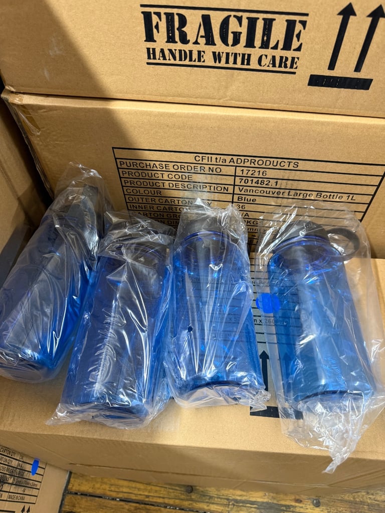 Wholesale Joblot 360 brand new 1L water bottles 