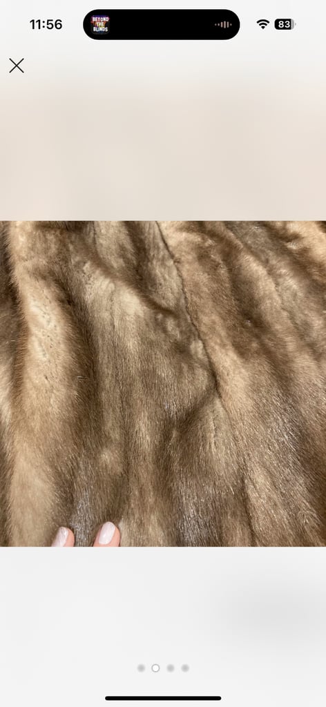 Mink fur coat 