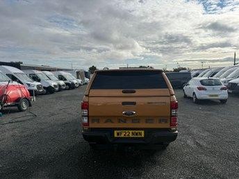 2022 ON 72 PLATE FORD RANGER WILDTRACK TDCI 4X4 DOUBLE CAB AUTO PICKUP ULEZ FREE