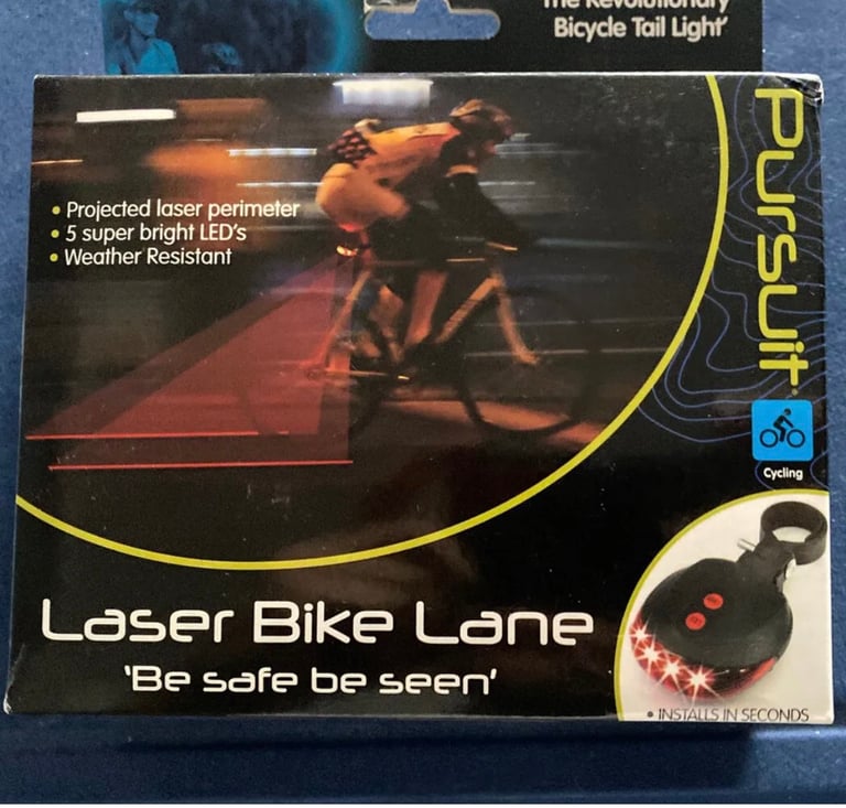 image for LED laser bike tail light - like new