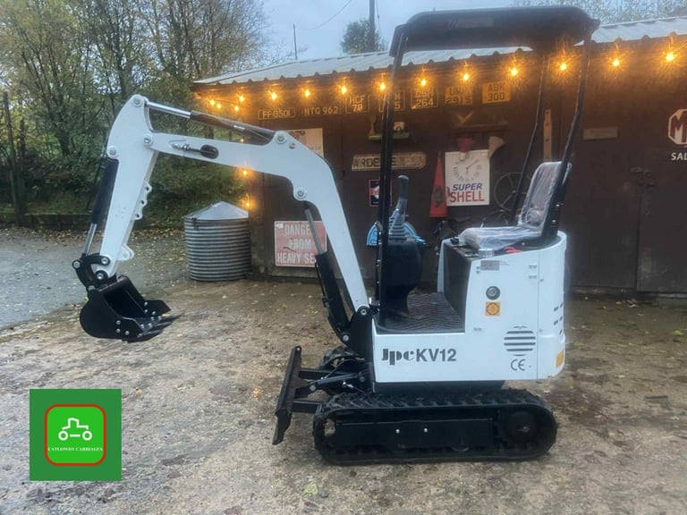JPC KV12 MINI DIGGER 1-TON 2025 UN-USED SIMPLY, AFFORDABLE, ELECTRONIC FREE SEE VDEO 