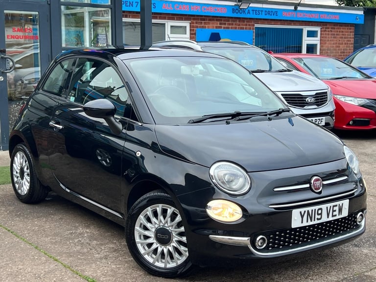 image for 2019 Fiat 500 1.2 Lounge Hatchback 3dr Petrol Manual Euro 6 (s/s) (69 bhp) HATCHBACK Petrol Manual