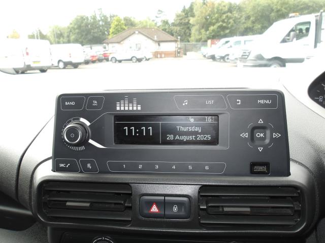 2021 Peugeot Partner 1000 1.5 Bluehdi 100 Grip Van Small Van Diesel Manual
