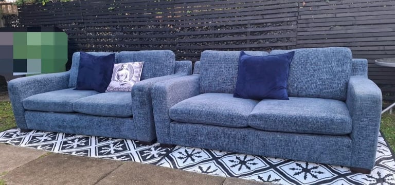 Sofology Blue Sofas..3+3..Delivery🚚 Available 