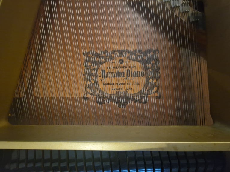 Yamaha G2 Grand Piano in Polished Black Polyester with Matching Stool