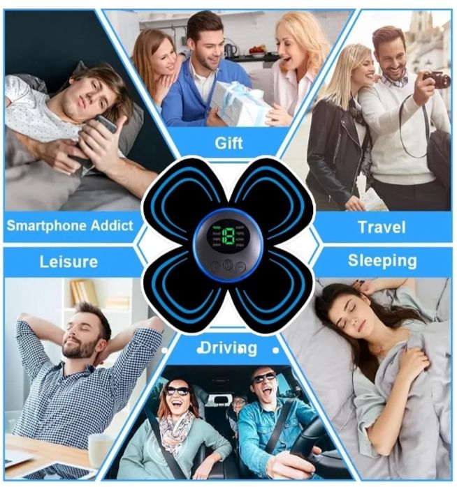 Portable Wireless TENS Unit – Effective Pain Relief for Back, Legs, Arms & Shoulders