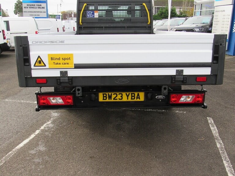 2023 Ford Transit 350 EcoBlue Leader L4 XLWB Dropside Euro 6 1 owner from new 2.0 2dr Chassis Dro...