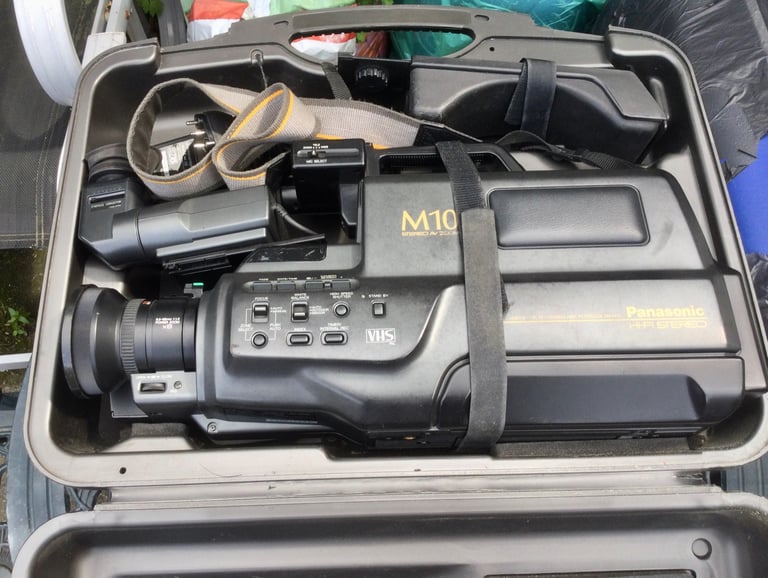 M10 VHS Vintage Panasonic Camcorder and Case