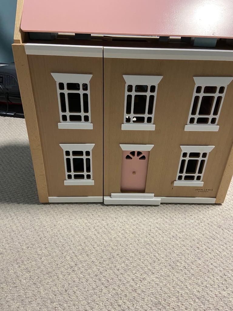 John Lewis Wooden Dolls House & Furniture