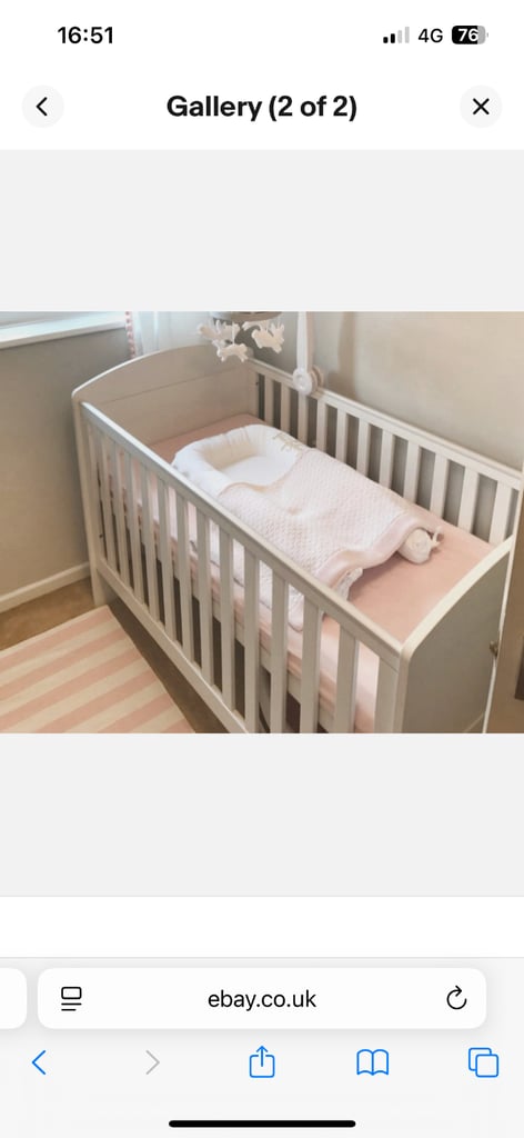 Mamas and papas Sienna cot set
