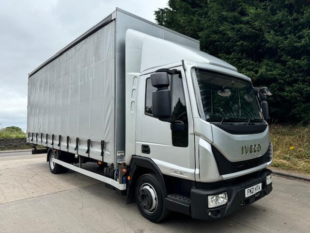 2021 21 Iveco Eurocargo 75-160 Euro 6 23ft curtain sider auto air con