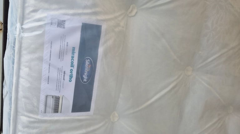 Silentnight King Size Mattress Miracoil firm  ortho 
