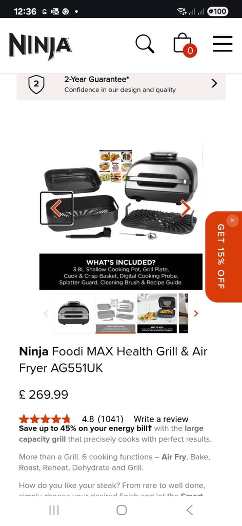 Ninja Maxi grill