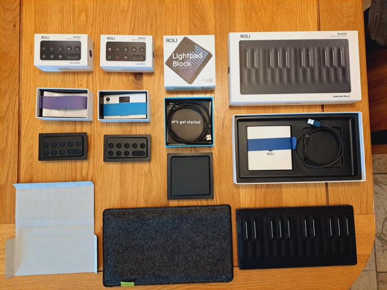 Roli Seaboard, Touch, Loop and Lightpad Blocks