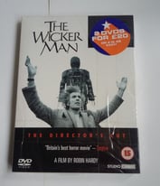 In SHRINK DVD - THE WICKER MAN (1973) - 2 disc ed. Director's Cut - classic cult horror film 15 cert