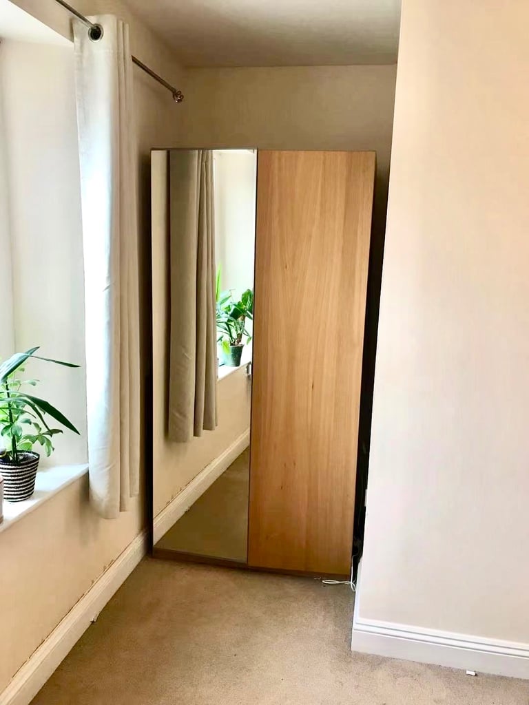 IKEA double wardrobe ( oak veneer )